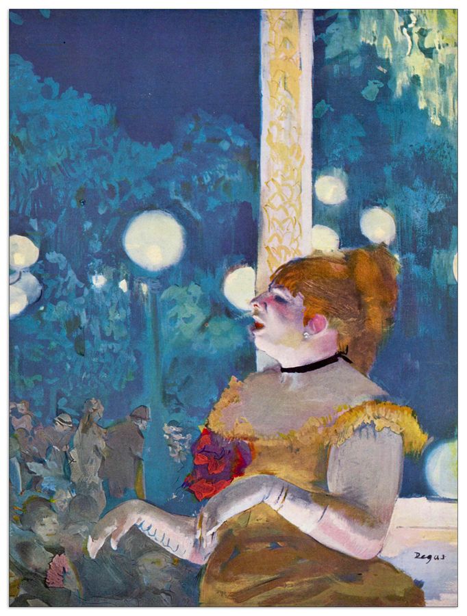 Degas Edgar - In concert Cafe, Decorative MDF Panel (60x80cm)