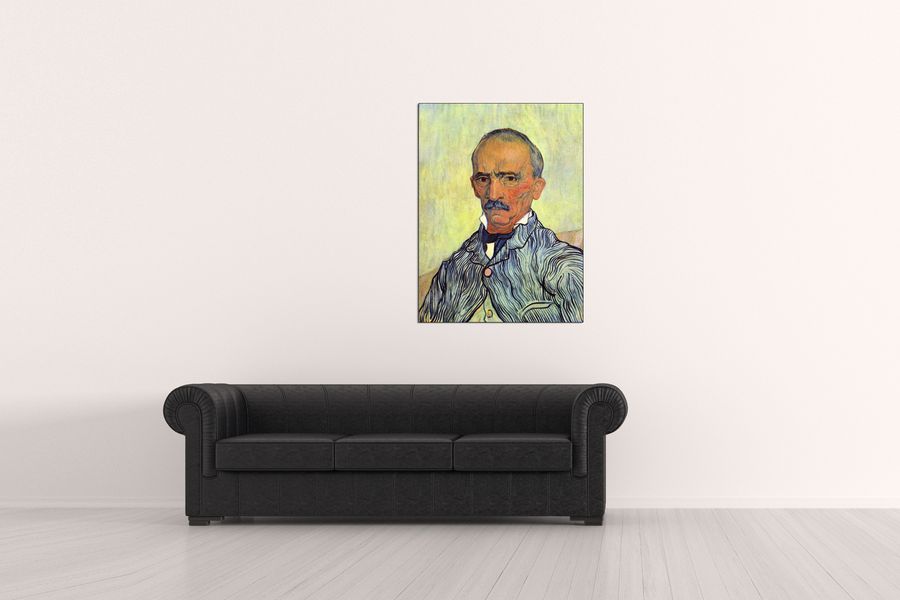 Van Gogh Vincent - Keeper of lunatic asylum of Saint-Paul, Trabucby Van Gogh, Decorative MDF Panel (60x80cm)