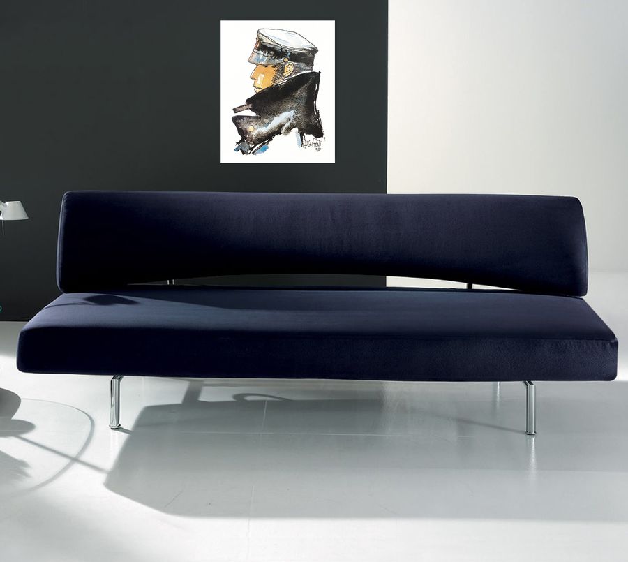 Pratt - Dedicated To Corto, Decorative MDF Panel (40x50cm)