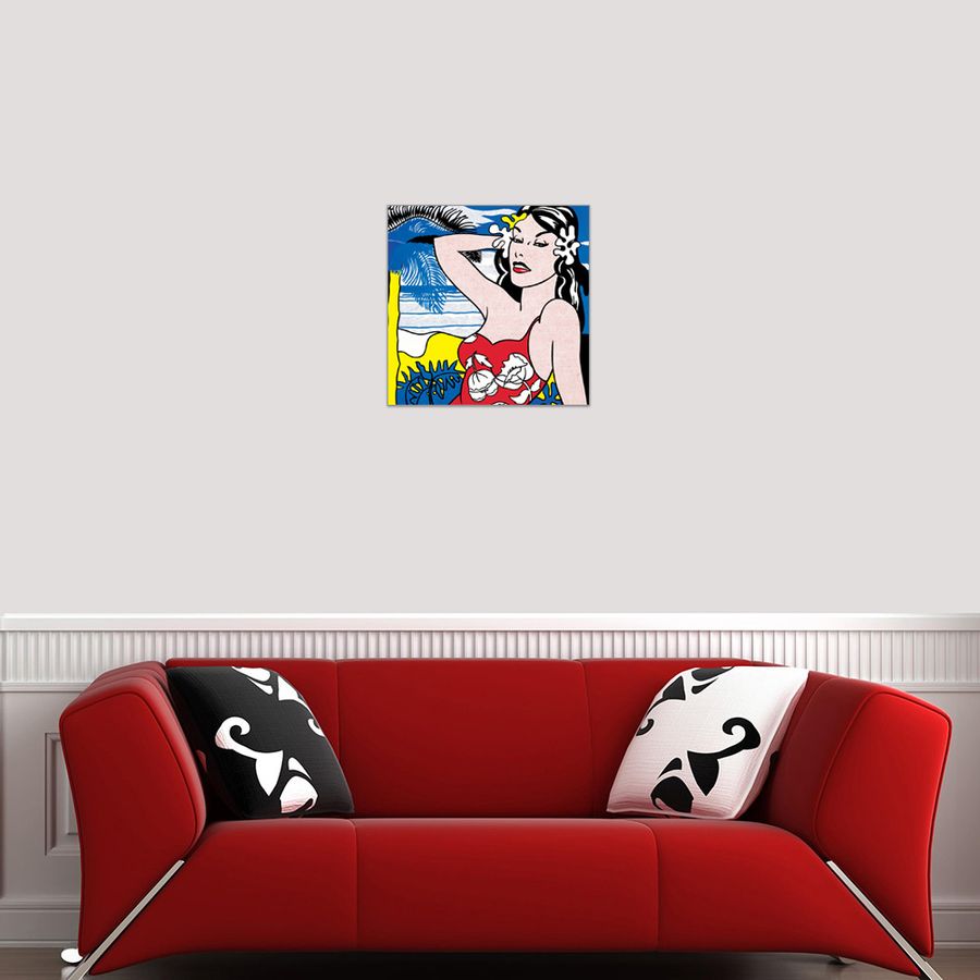 Lichtenstein - Aloha, Decorative MDF Panel (40x50cm)
