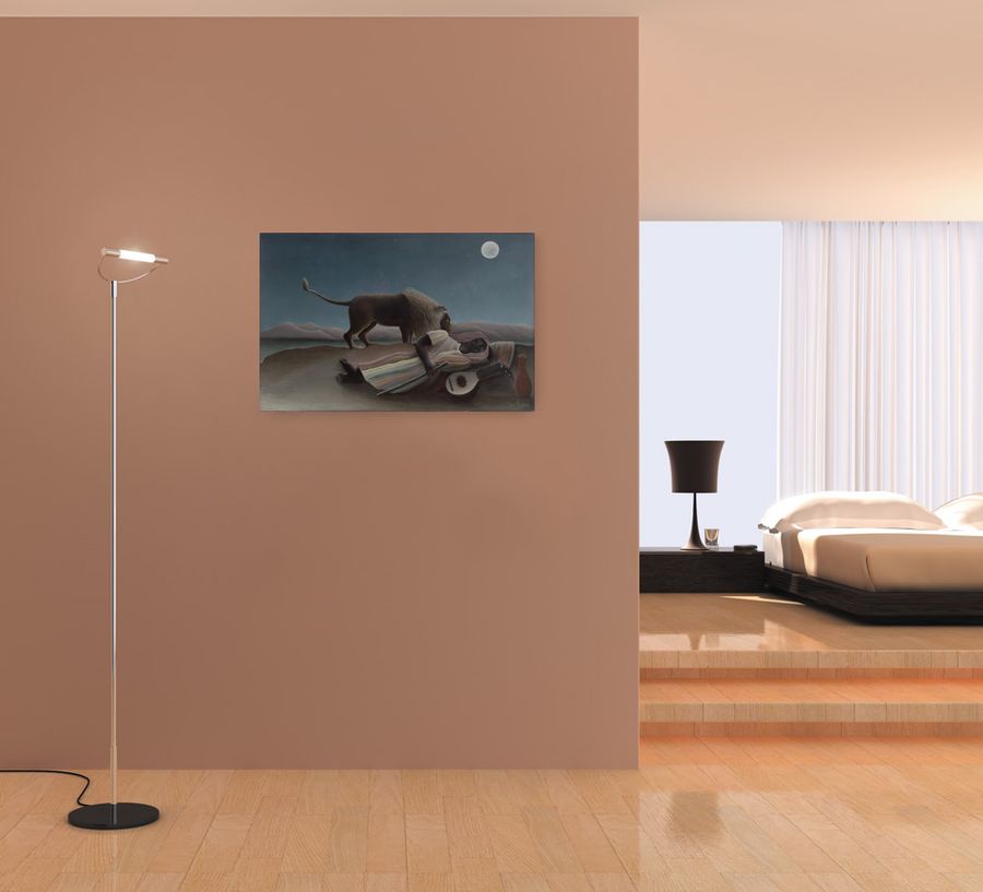 Rousseau - The Sleeping Gypsy, Decorative MDF Panel (80x52cm)