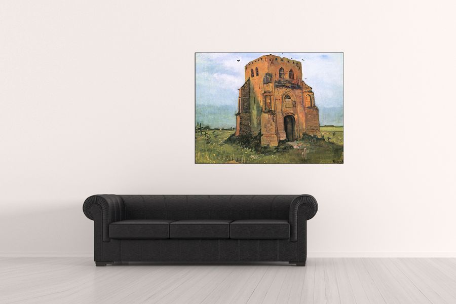 Van Gogh Vincent - The old cemetery in Nuenen, Decorative MDF Panel (120x90cm)