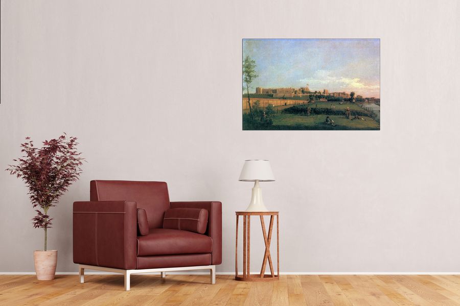 Canaletto - Windsor Castle, Decorative MDF Panel (90x60cm)