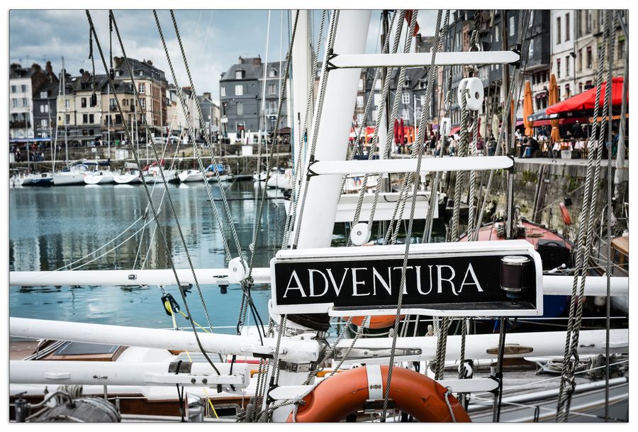 Art Studio - Honfleur, Decorative MDF Panel (90x60cm)