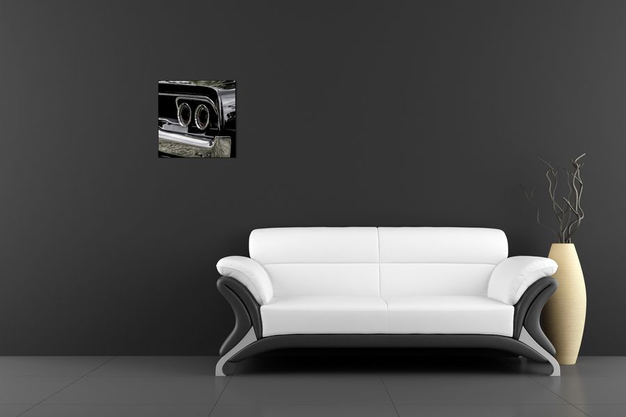 Art Studio - American car, Decorative MDF Panel (30x30cm)