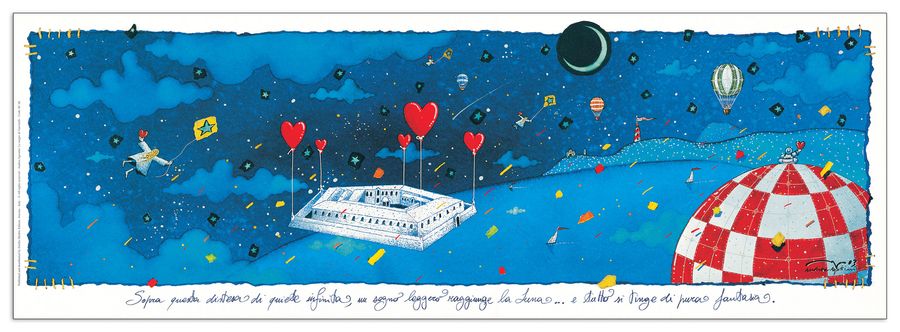 Agostini - Le Magie Di Vanvitelli, Decorative MDF Panel (100x35cm)